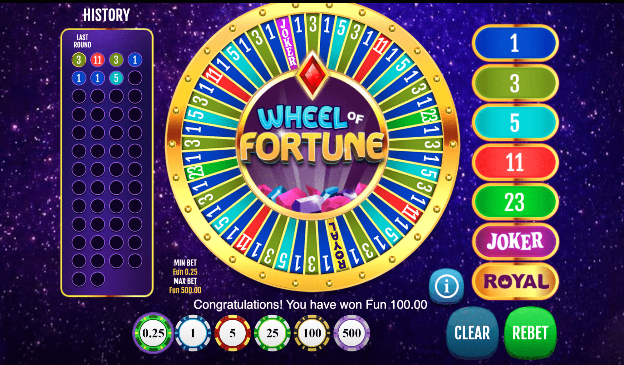 Wheel of Fortune в казино Космолот 