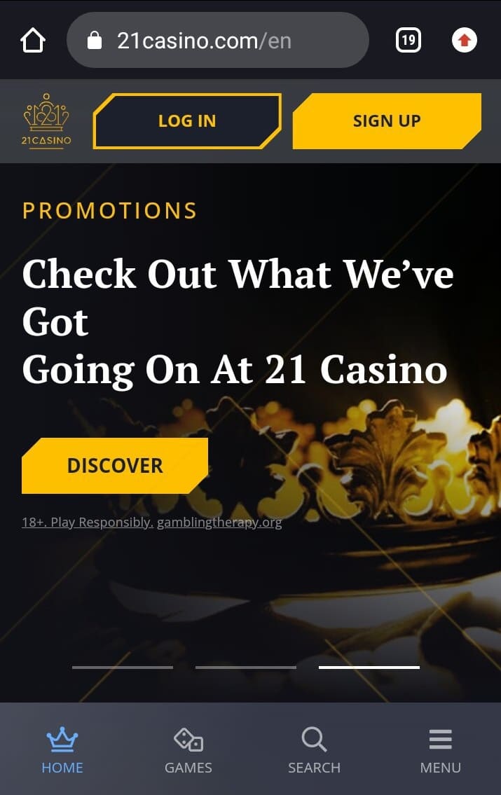 мобильная версия 21 casino