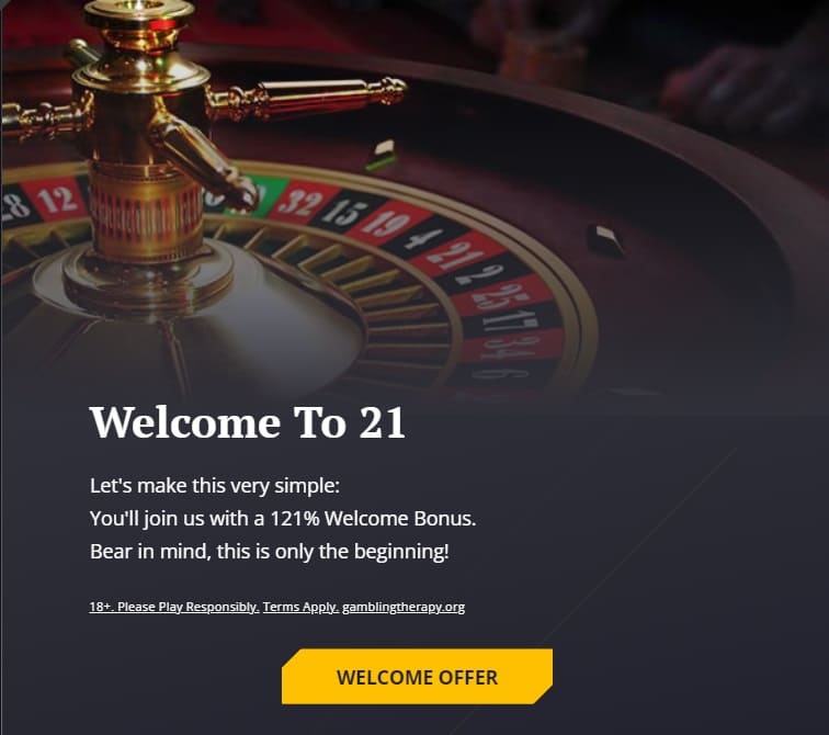 приветственный бонус казино 21 casino 