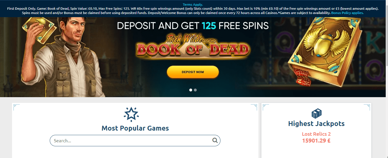 Официальный сайт казино