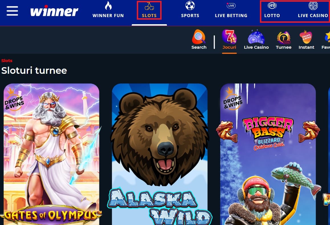 обзор сайта казино Winner Casino